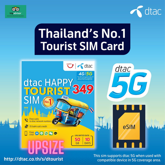 Thailand eSIM - Happy Tourist 349 eSIM